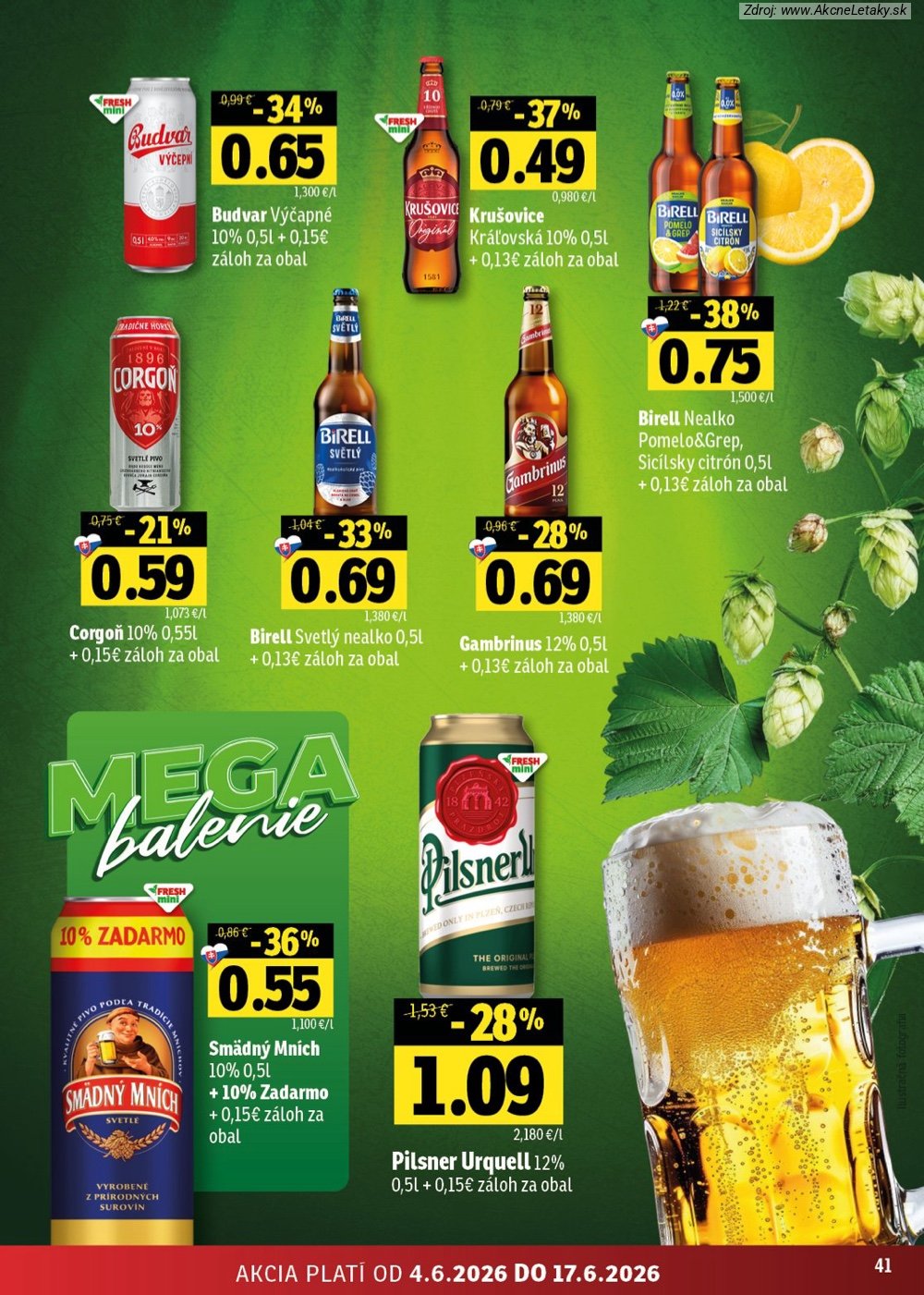 Leták FRESH (4. 6. - 17. 6. 2026) - strana 41 z 52