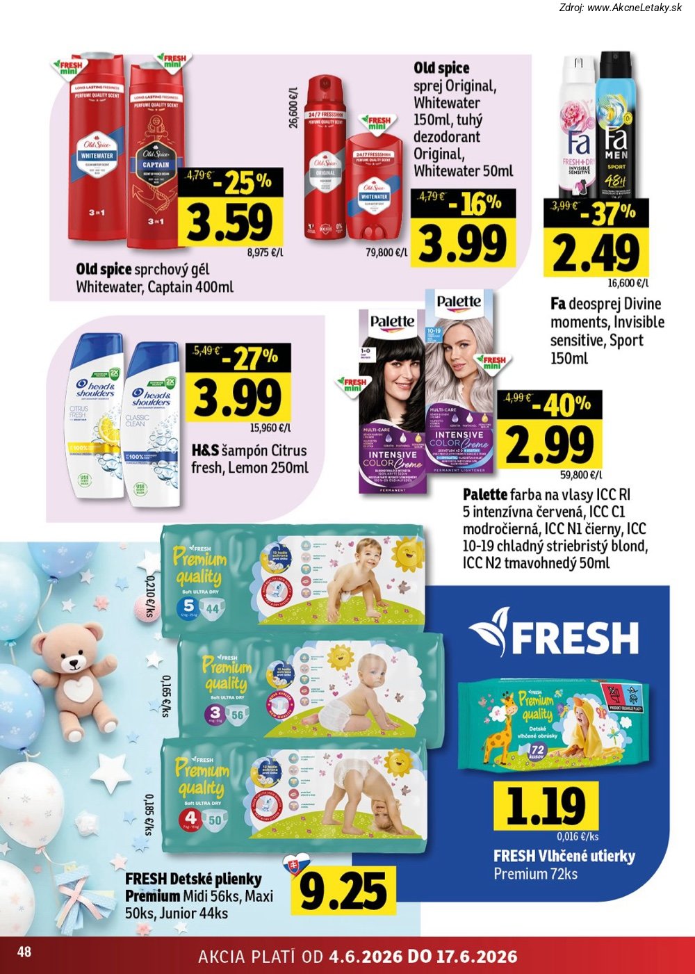 Leták FRESH (4. 6. - 17. 6. 2026) - strana 48 z 52