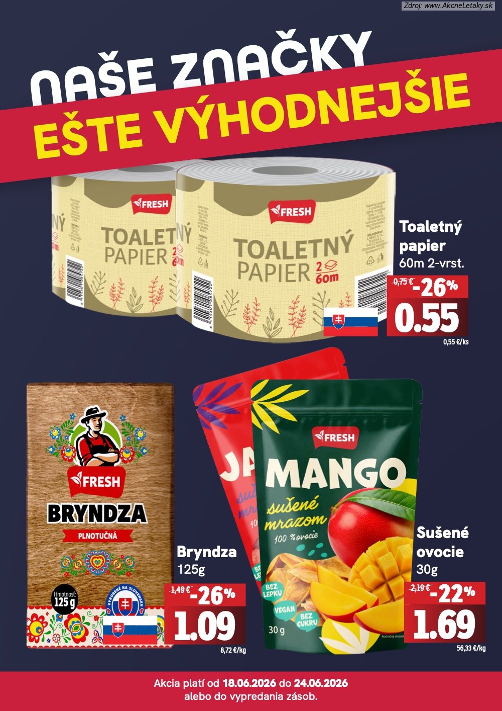 Leták FRESH (18. 6. - 24. 6. 2026) - strana 4 z 4