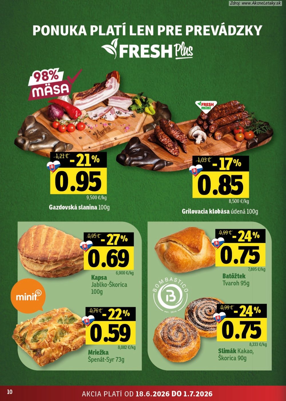 Leták FRESH (18. 6. - 1. 7. 2026) - strana 10 z 50