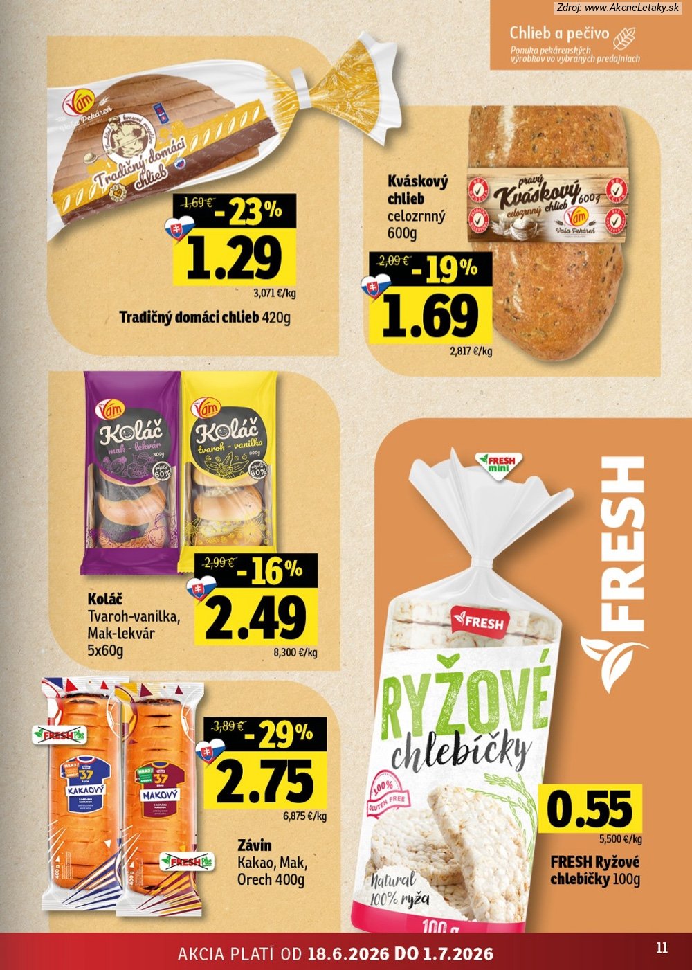 Leták FRESH (18. 6. - 1. 7. 2026) - strana 11 z 50