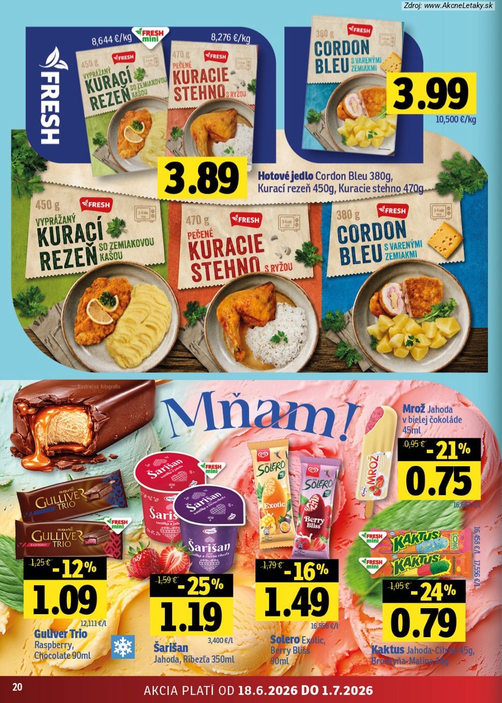 Leták FRESH (18. 6. - 1. 7. 2026) - strana 20 z 50