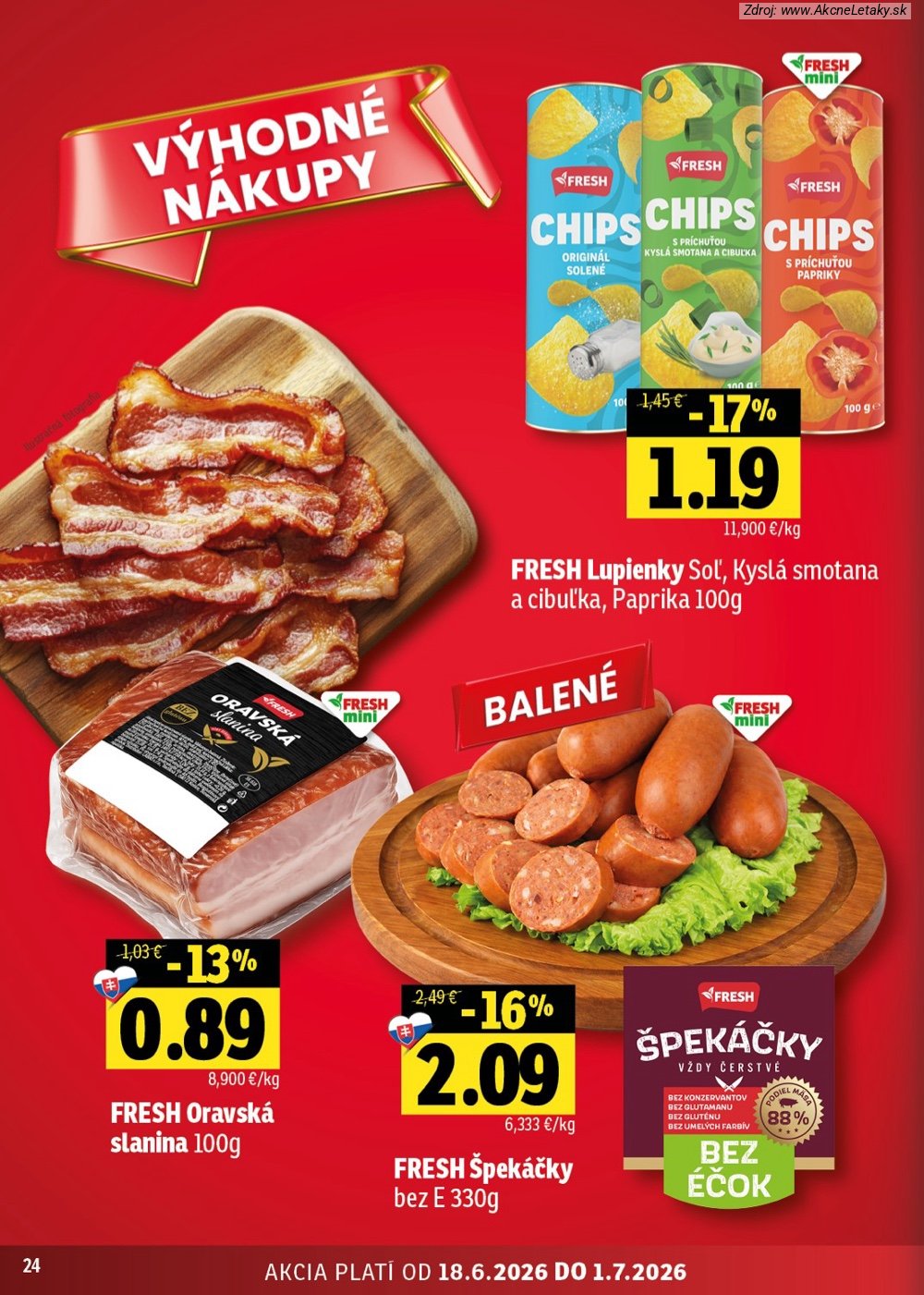 Leták FRESH (18. 6. - 1. 7. 2026) - strana 24 z 50