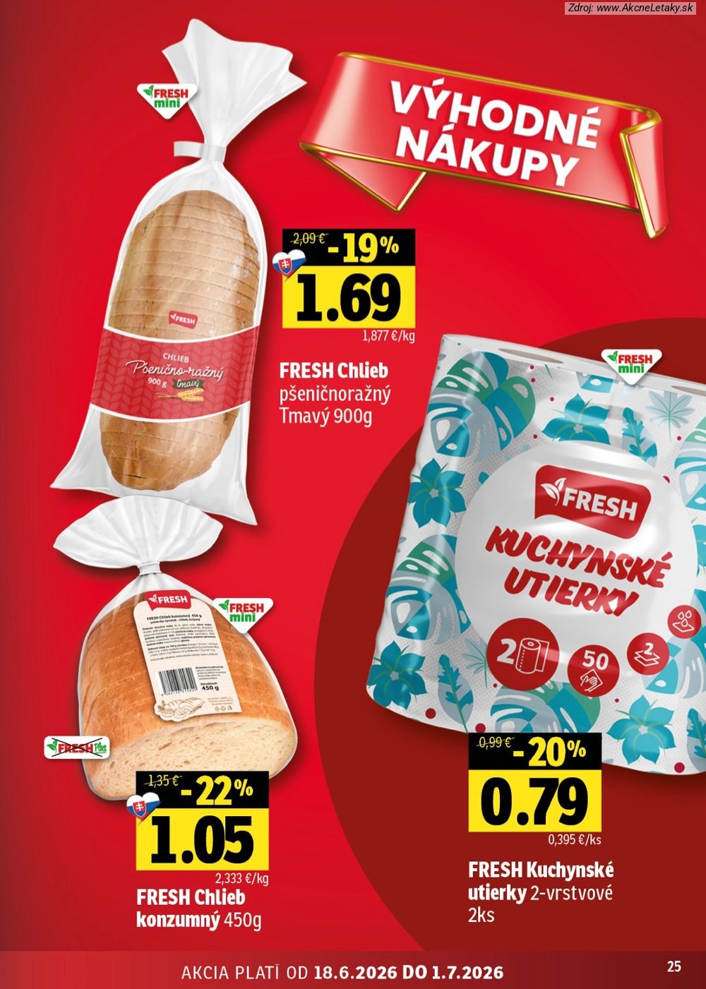 Leták FRESH (18. 6. - 1. 7. 2026) - strana 25 z 50