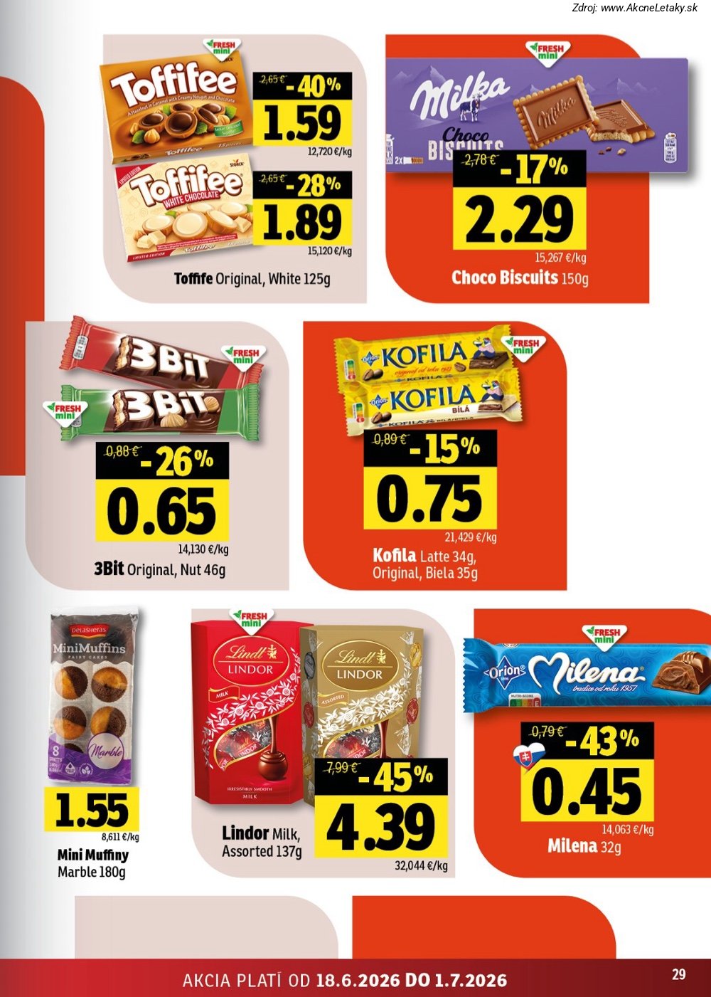 Leták FRESH (18. 6. - 1. 7. 2026) - strana 29 z 50