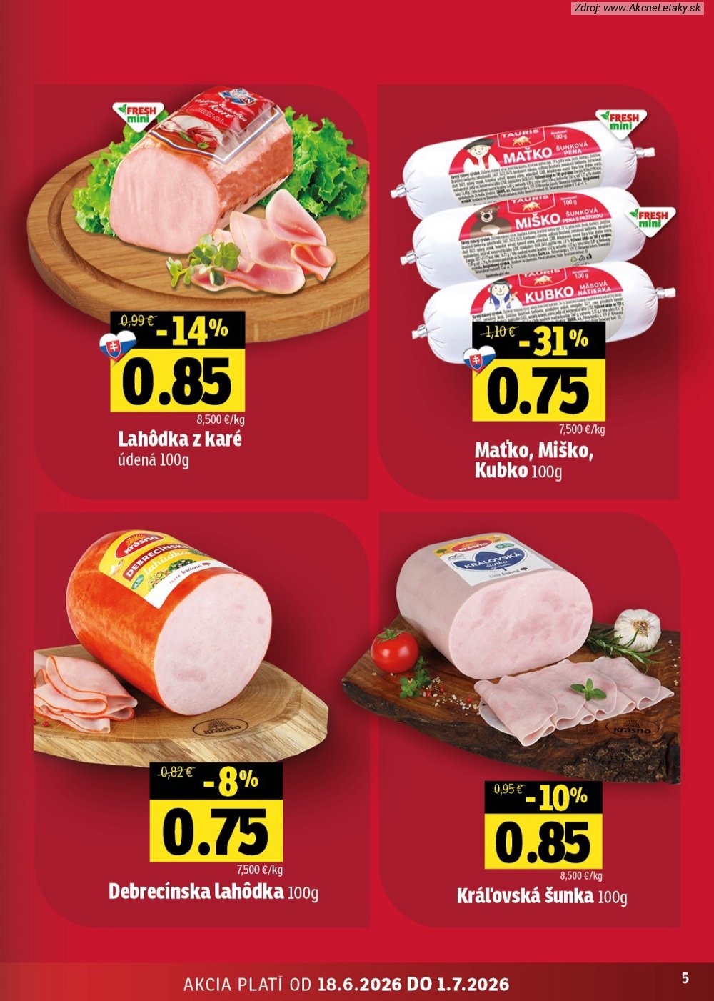 Leták FRESH (18. 6. - 1. 7. 2026) - strana 5 z 50