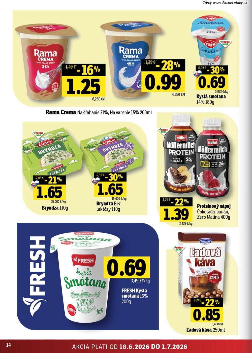 Leták FRESH (18. 6. - 1. 7. 2026) - strana 14 z 46