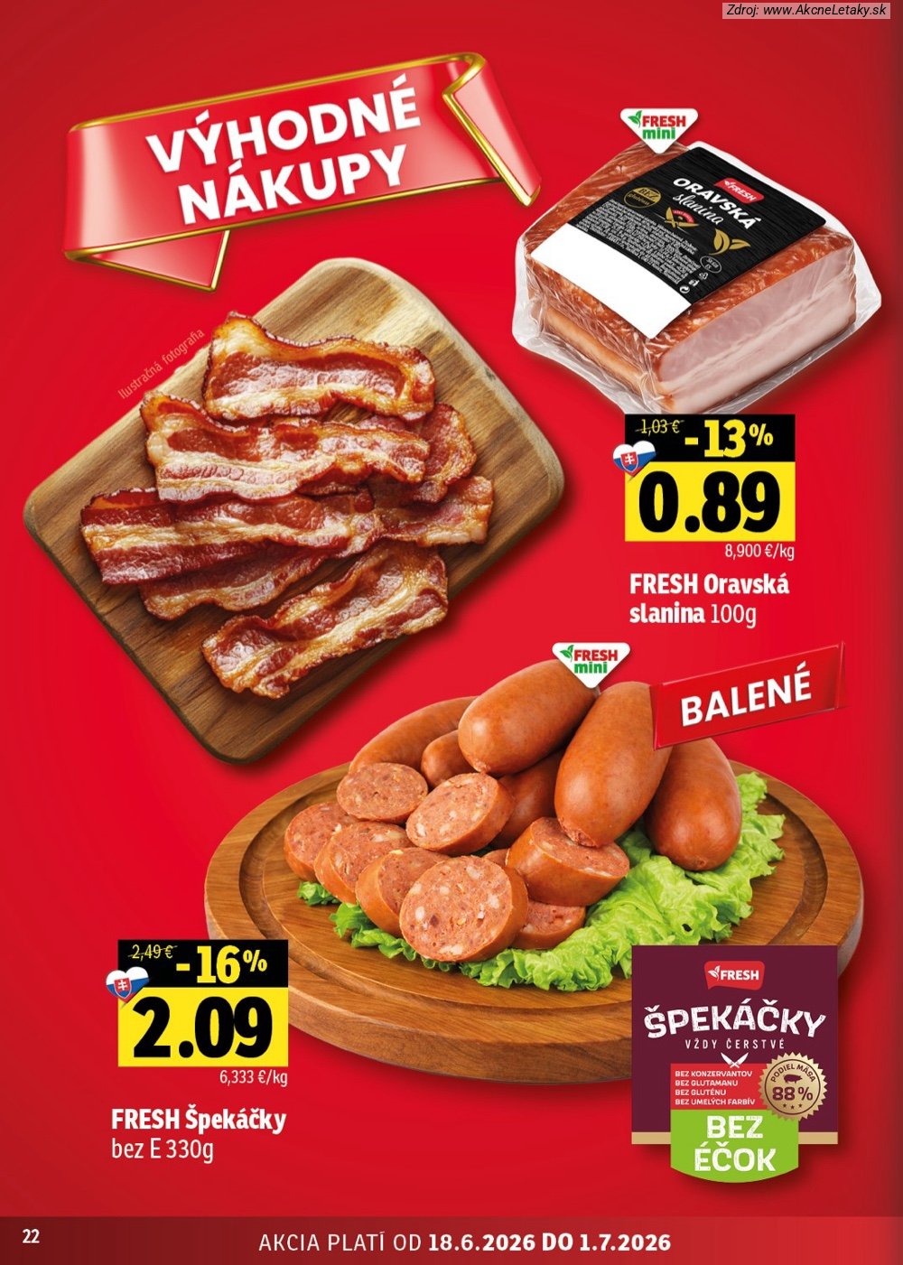 Leták FRESH (18. 6. - 1. 7. 2026) - strana 22 z 46