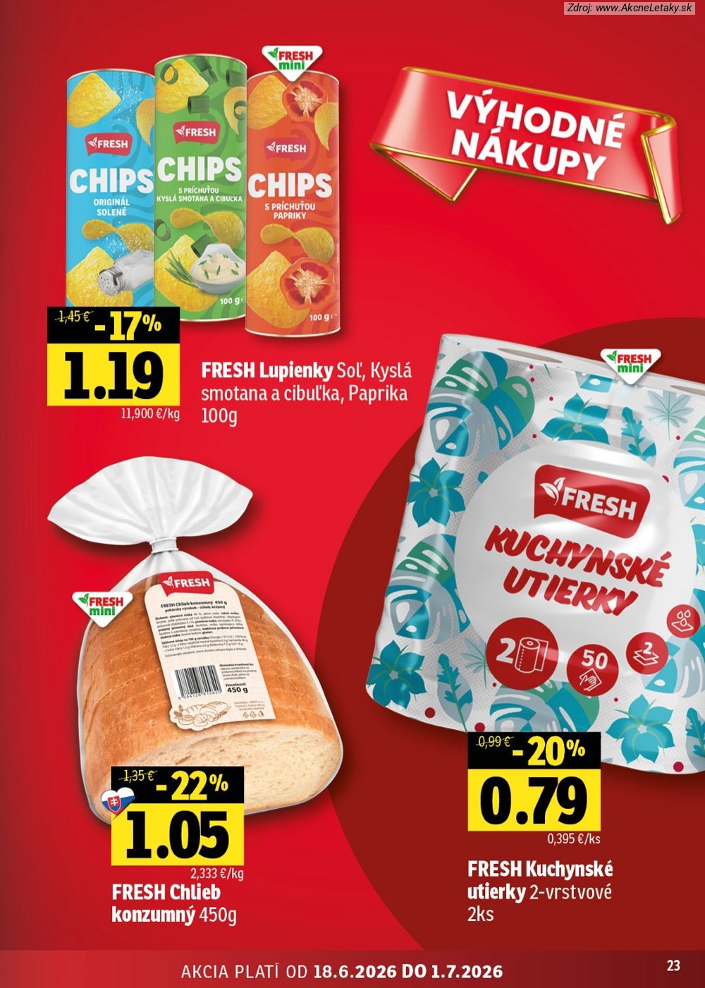 Leták FRESH (18. 6. - 1. 7. 2026) - strana 23 z 46