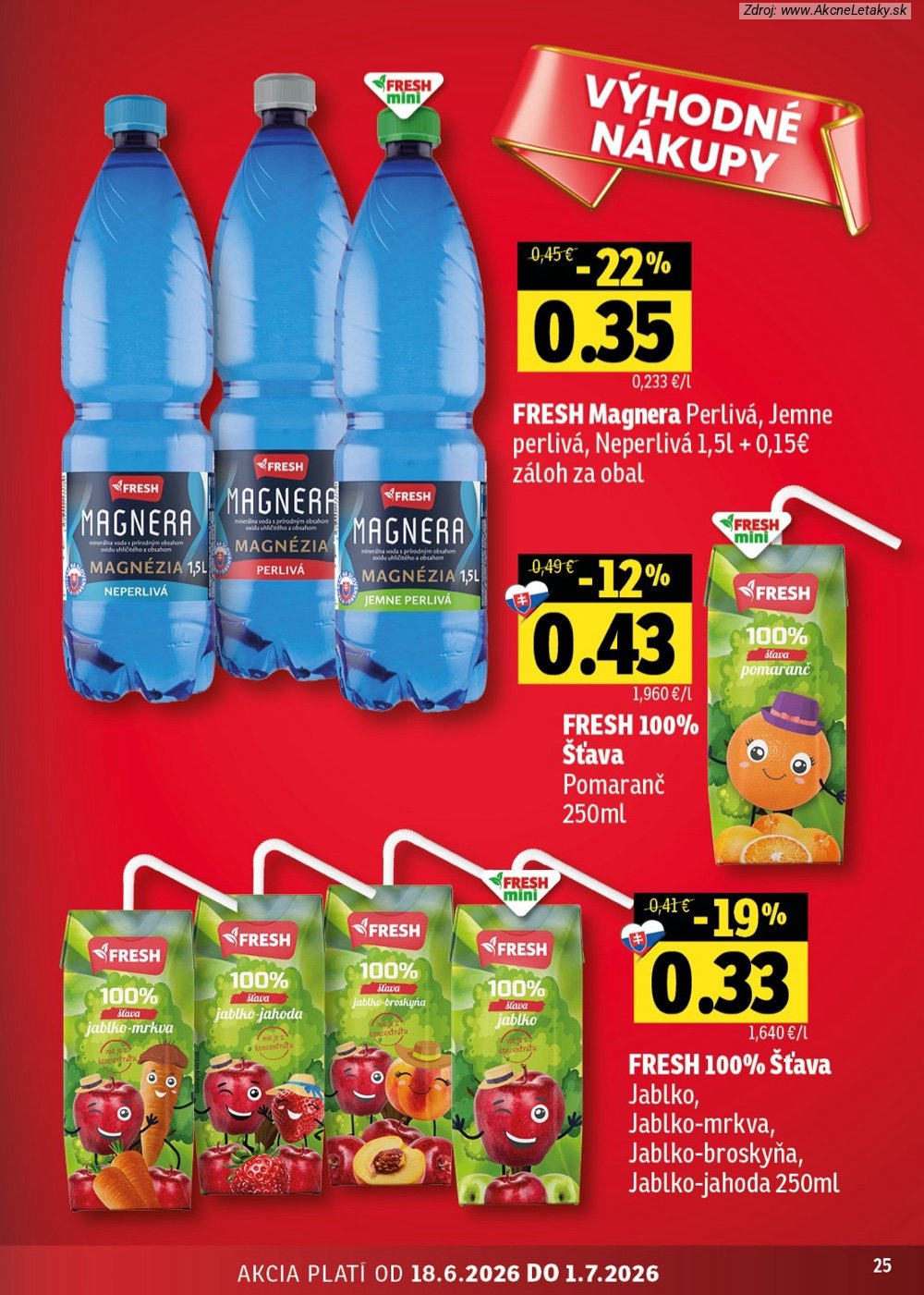 Leták FRESH (18. 6. - 1. 7. 2026) - strana 25 z 46