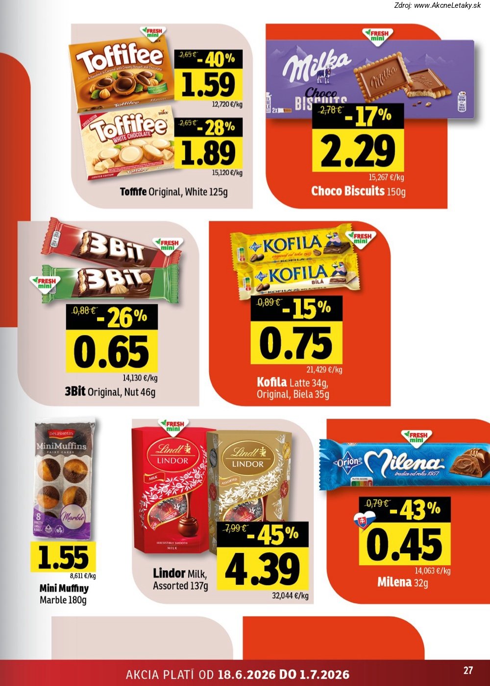 Leták FRESH (18. 6. - 1. 7. 2026) - strana 27 z 46