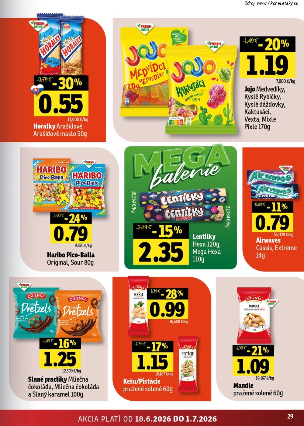 Leták FRESH (18. 6. - 1. 7. 2026) - strana 29 z 46