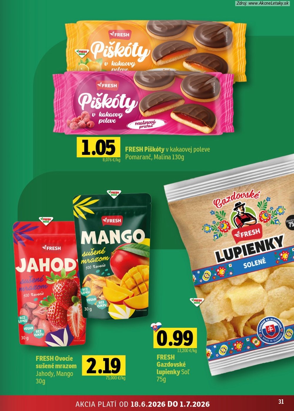 Leták FRESH (18. 6. - 1. 7. 2026) - strana 31 z 46