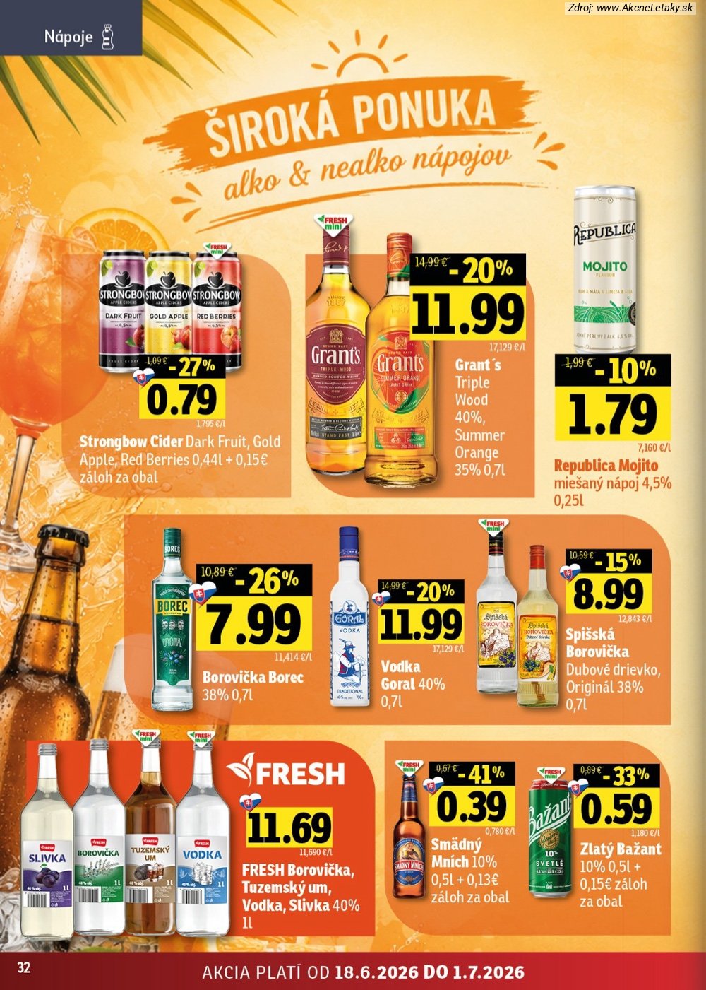 Leták FRESH (18. 6. - 1. 7. 2026) - strana 32 z 46