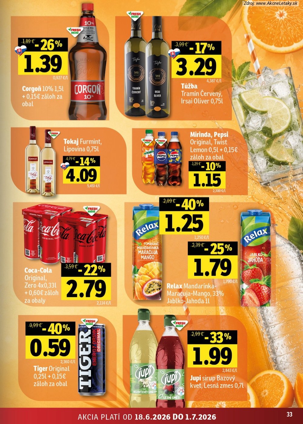 Leták FRESH (18. 6. - 1. 7. 2026) - strana 33 z 46
