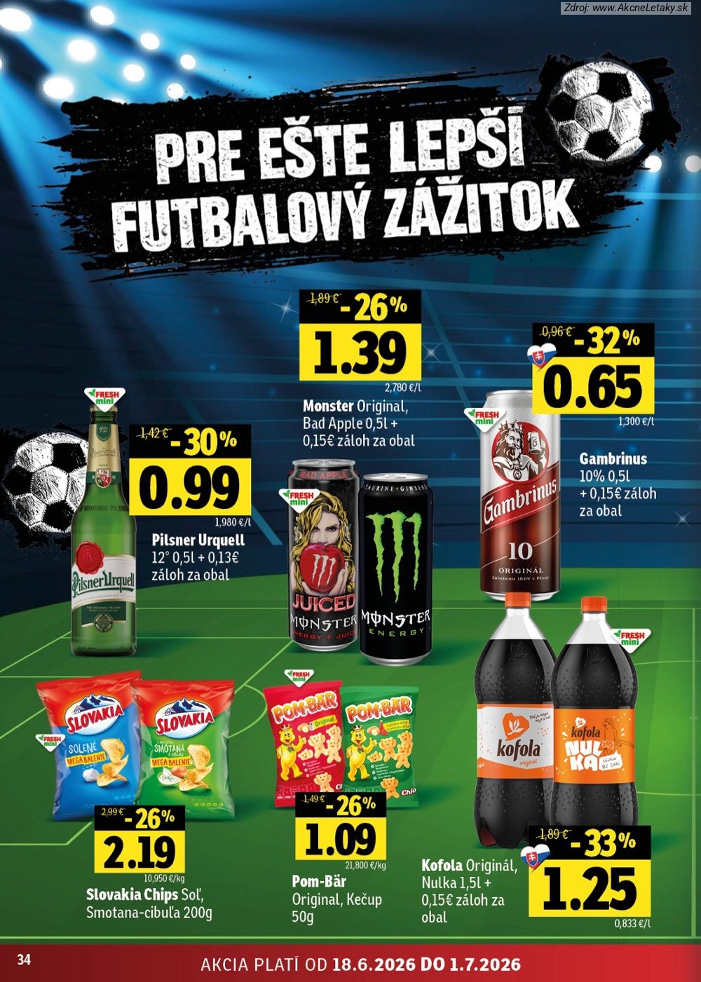Leták FRESH (18. 6. - 1. 7. 2026) - strana 34 z 46