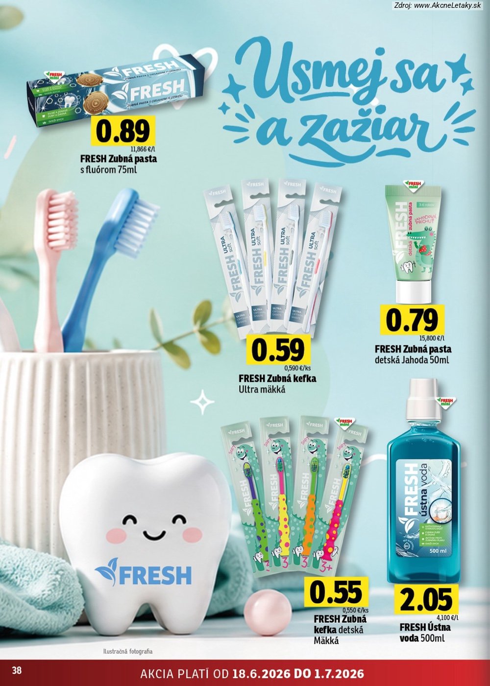 Leták FRESH (18. 6. - 1. 7. 2026) - strana 38 z 46