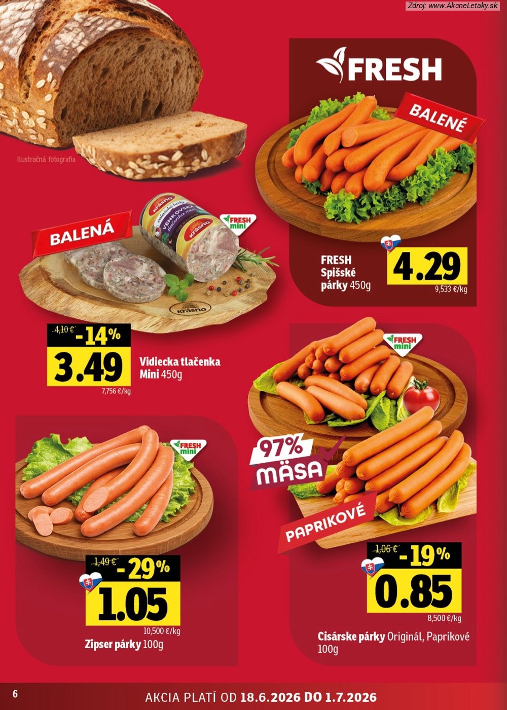 Leták FRESH (18. 6. - 1. 7. 2026) - strana 6 z 46