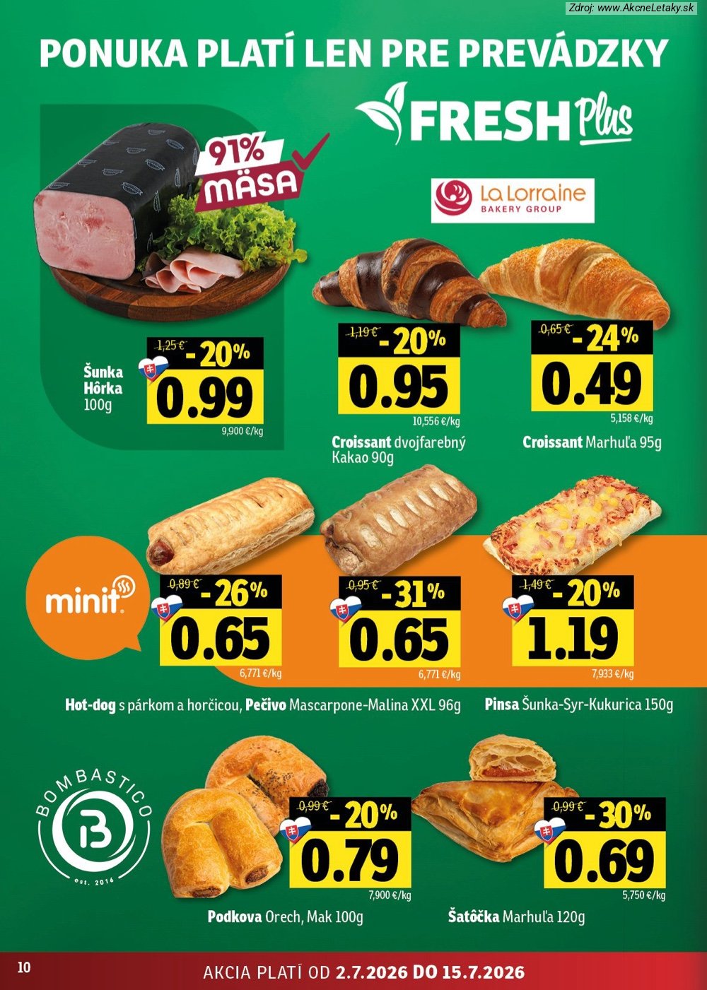 Leták FRESH (2. 7. - 15. 7. 2026) - strana 10 z 54