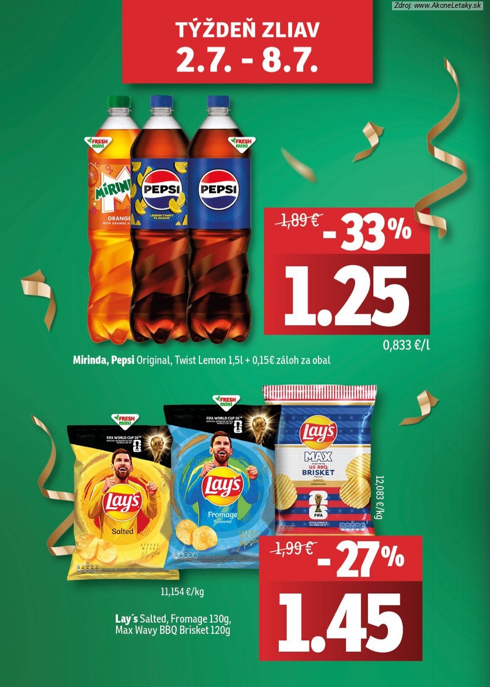 Leták FRESH (2. 7. - 15. 7. 2026) - strana 2 z 54