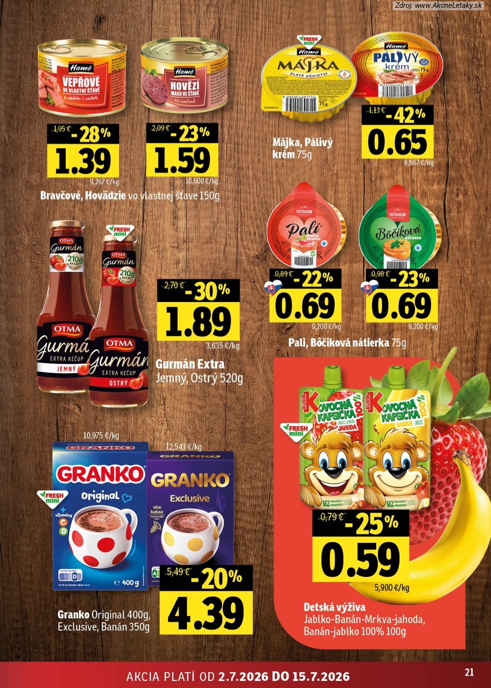 Leták FRESH (2. 7. - 15. 7. 2026) - strana 21 z 54