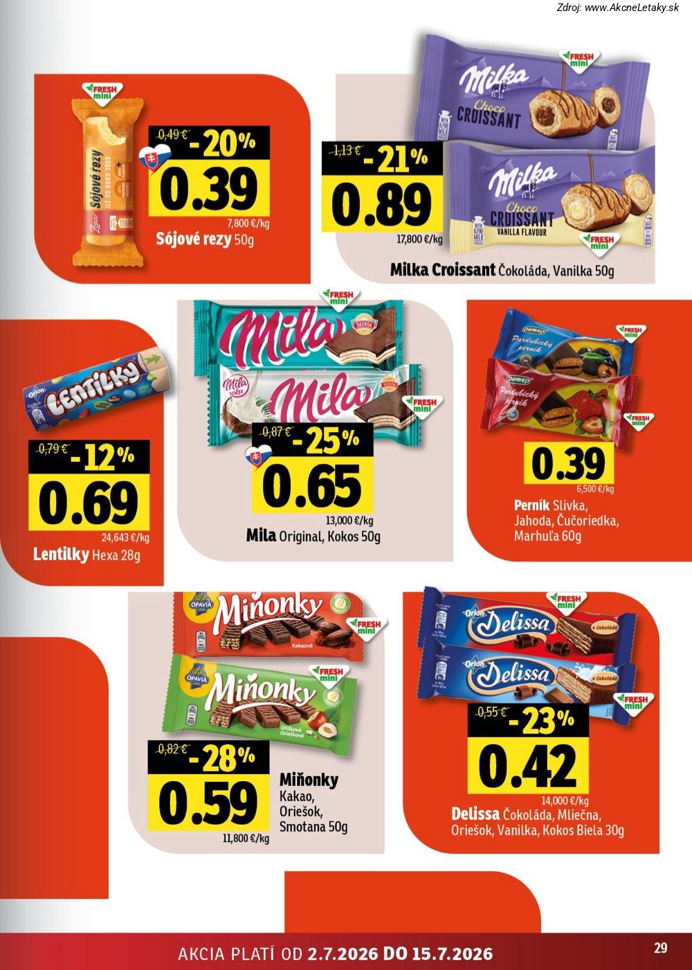 Leták FRESH (2. 7. - 15. 7. 2026) - strana 29 z 54