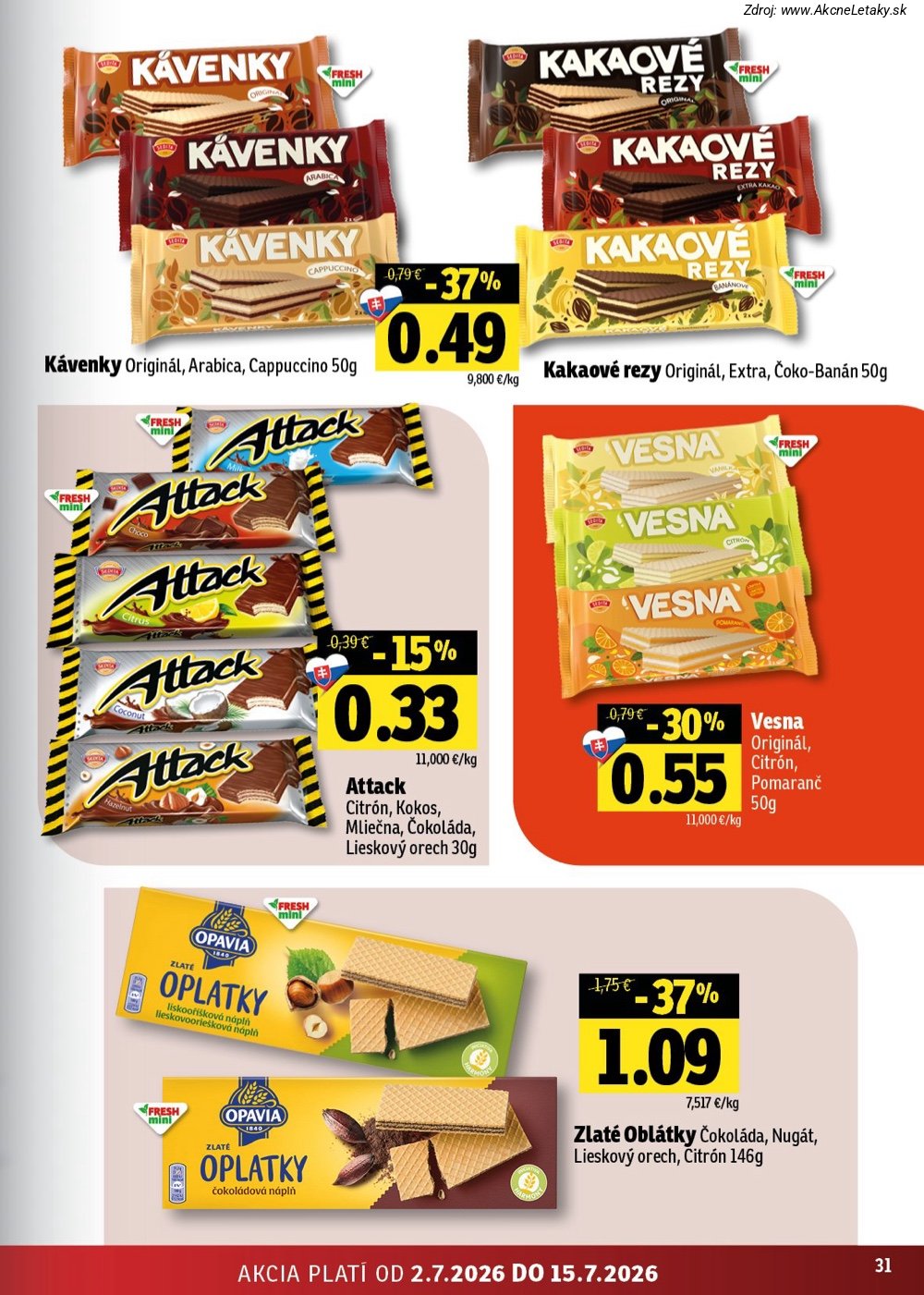 Leták FRESH (2. 7. - 15. 7. 2026) - strana 31 z 54