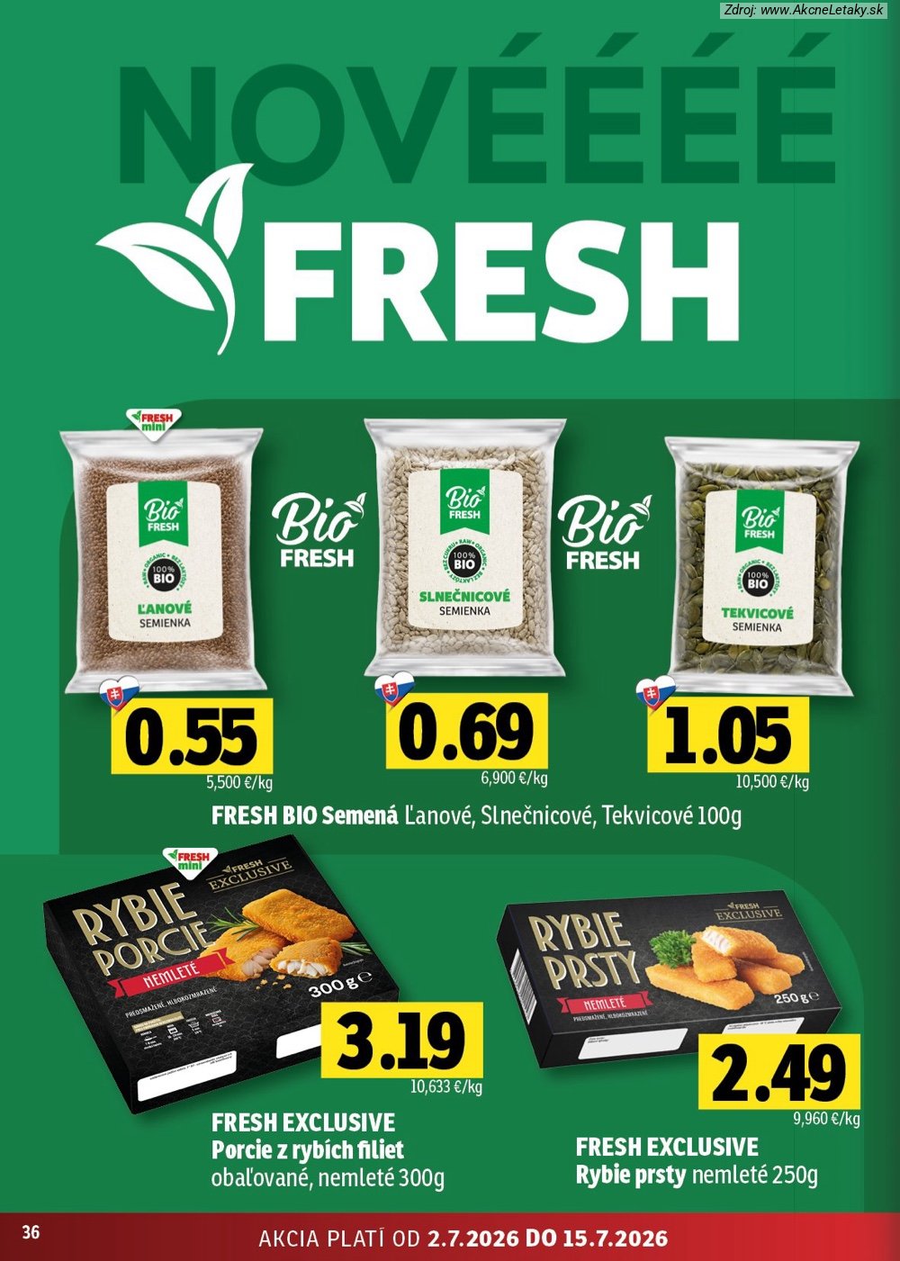Leták FRESH (2. 7. - 15. 7. 2026) - strana 36 z 54