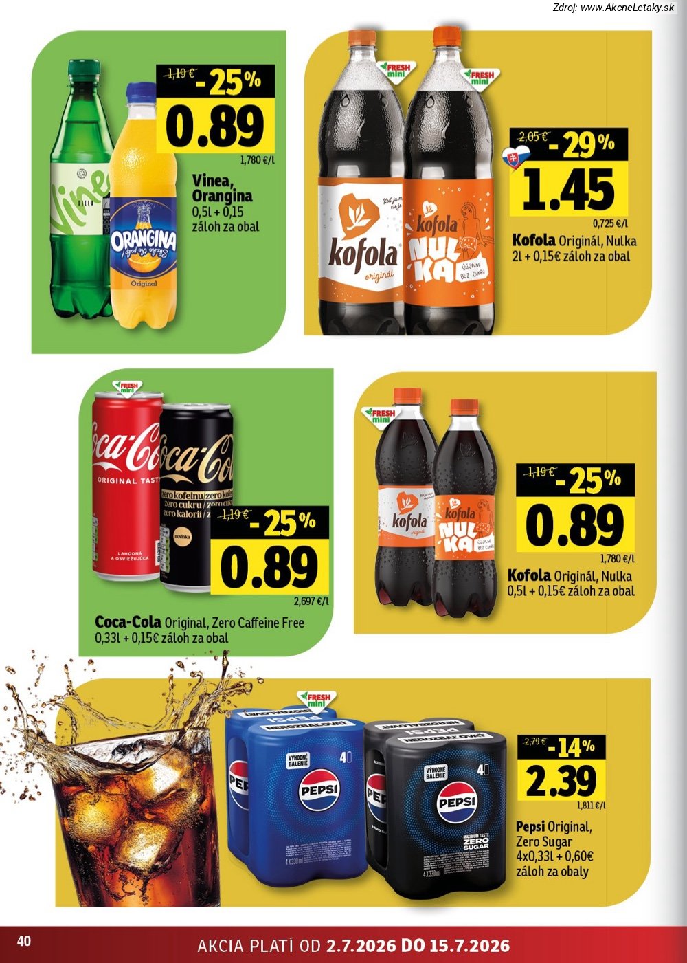 Leták FRESH (2. 7. - 15. 7. 2026) - strana 40 z 54