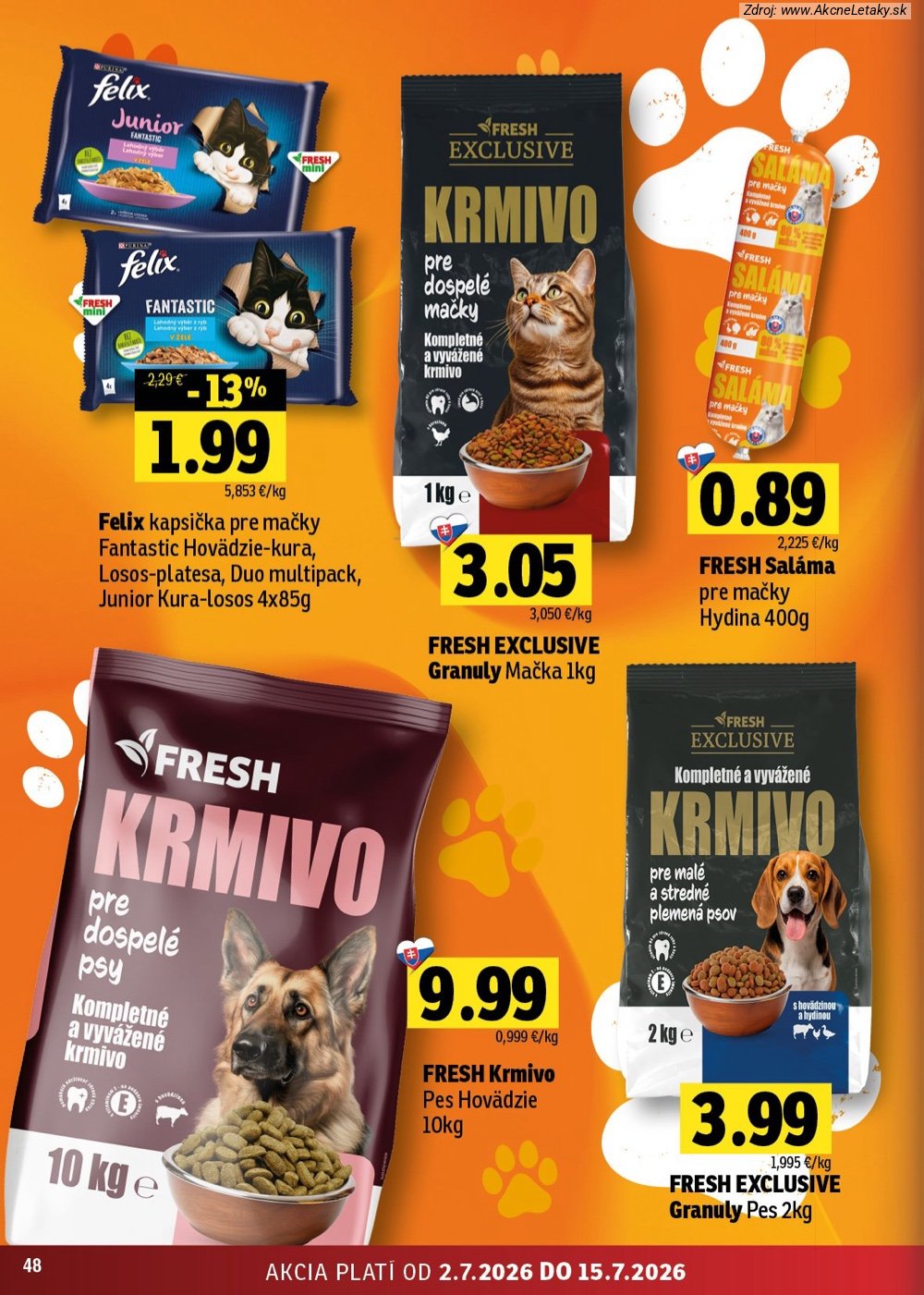 Leták FRESH (2. 7. - 15. 7. 2026) - strana 48 z 54