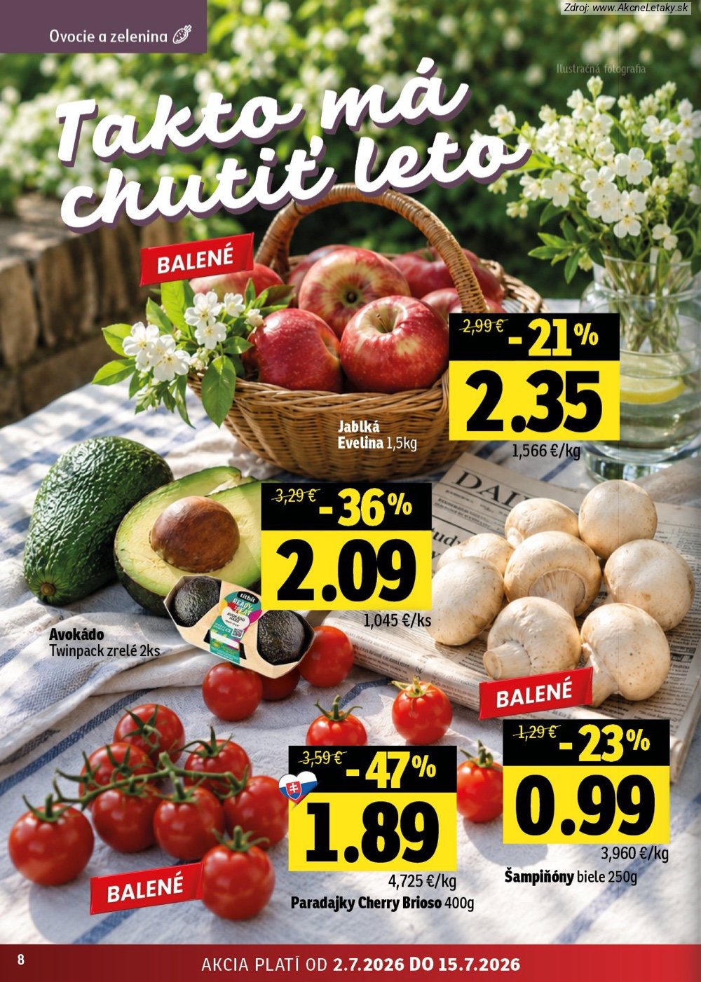 Leták FRESH (2. 7. - 15. 7. 2026) - strana 8 z 54