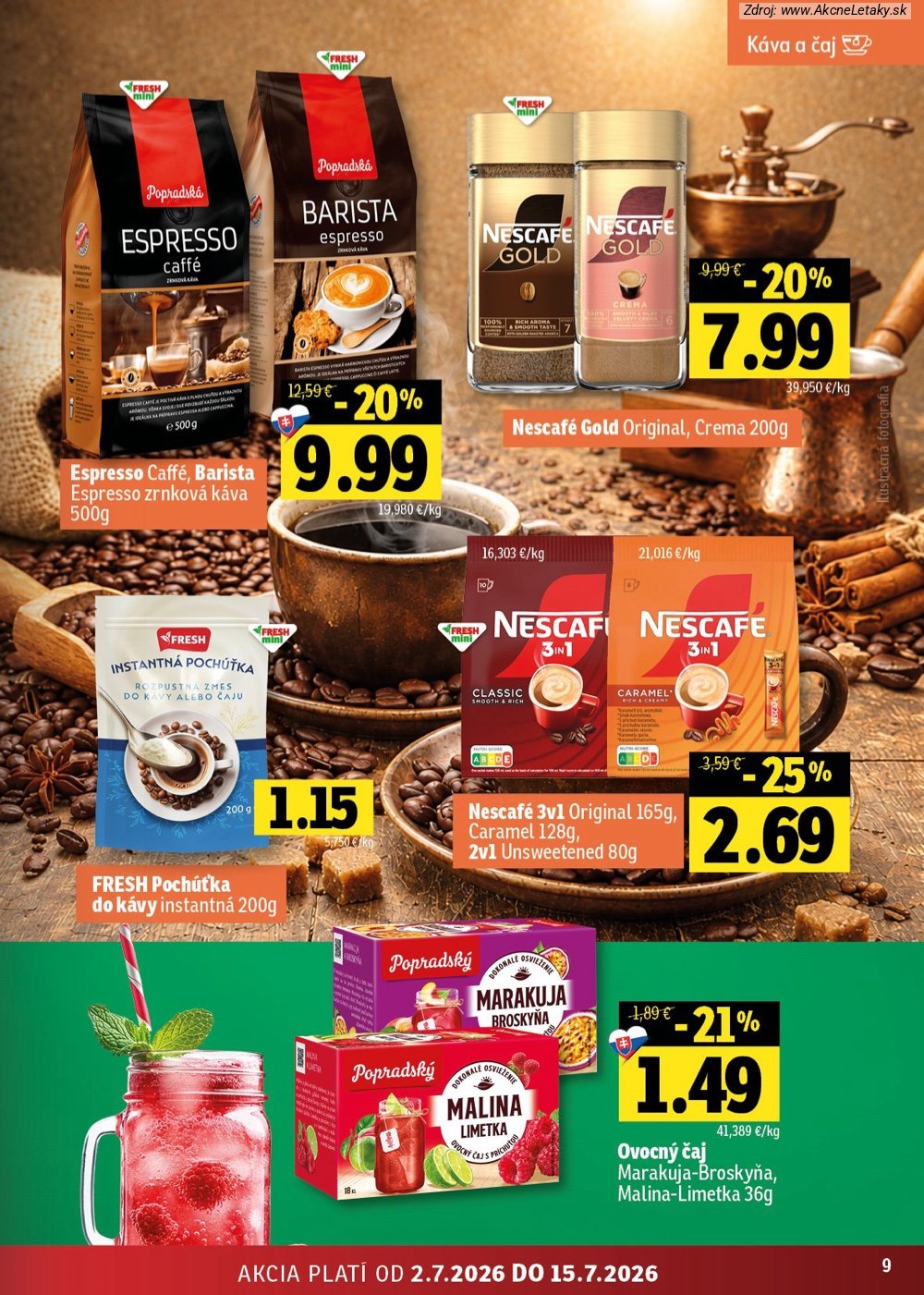 Leták FRESH (2. 7. - 15. 7. 2026) - strana 9 z 54