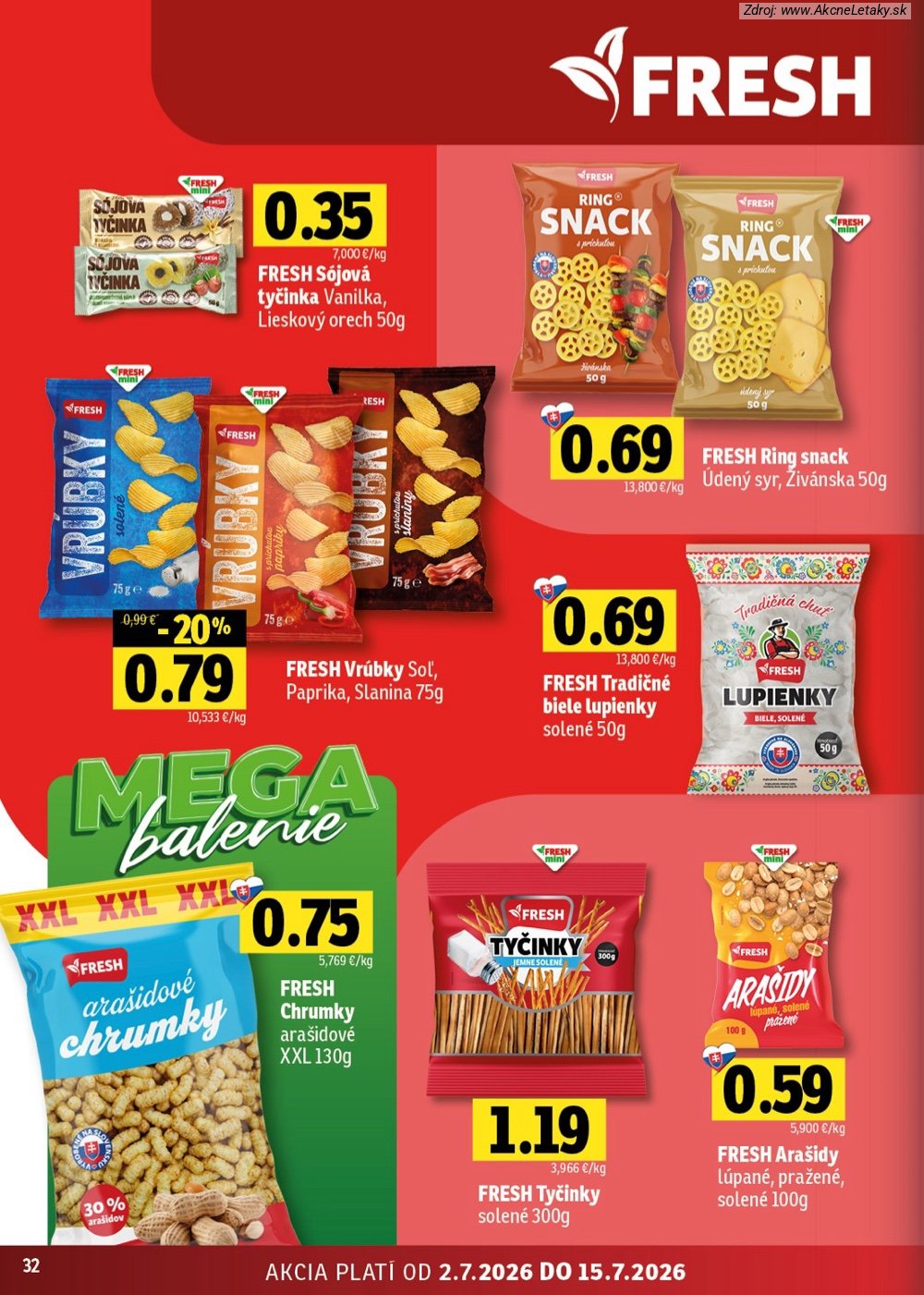 Leták FRESH (2. 7. - 15. 7. 2026) - strana 32 z 48