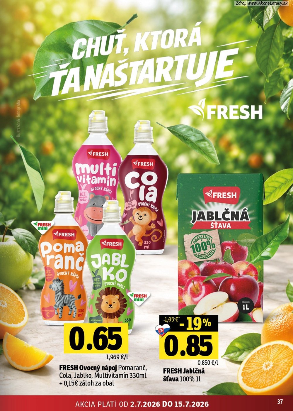Leták FRESH (2. 7. - 15. 7. 2026) - strana 37 z 48