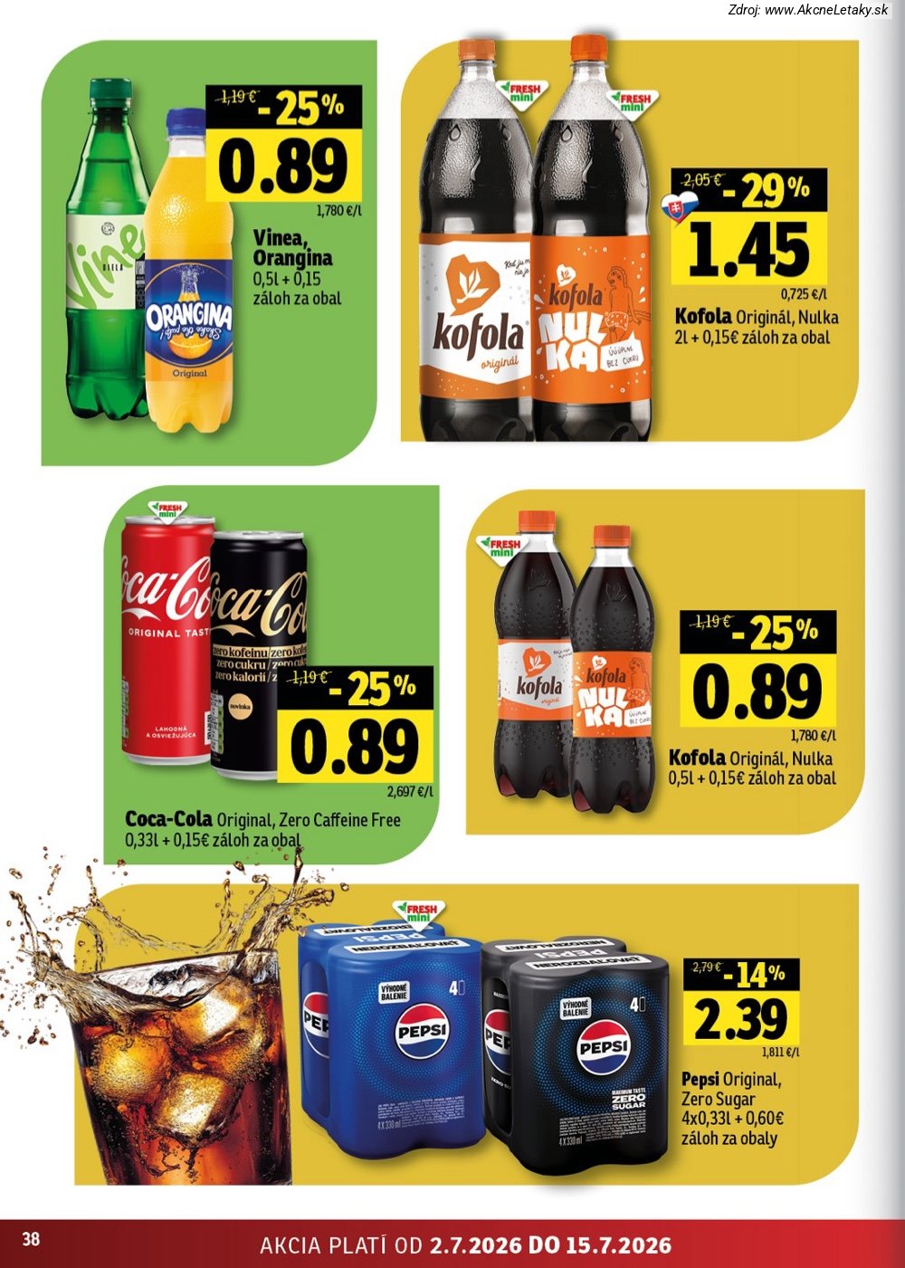 Leták FRESH (2. 7. - 15. 7. 2026) - strana 38 z 48