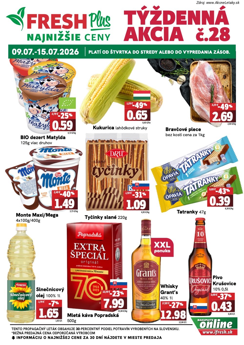 Leták FRESH - strana 1