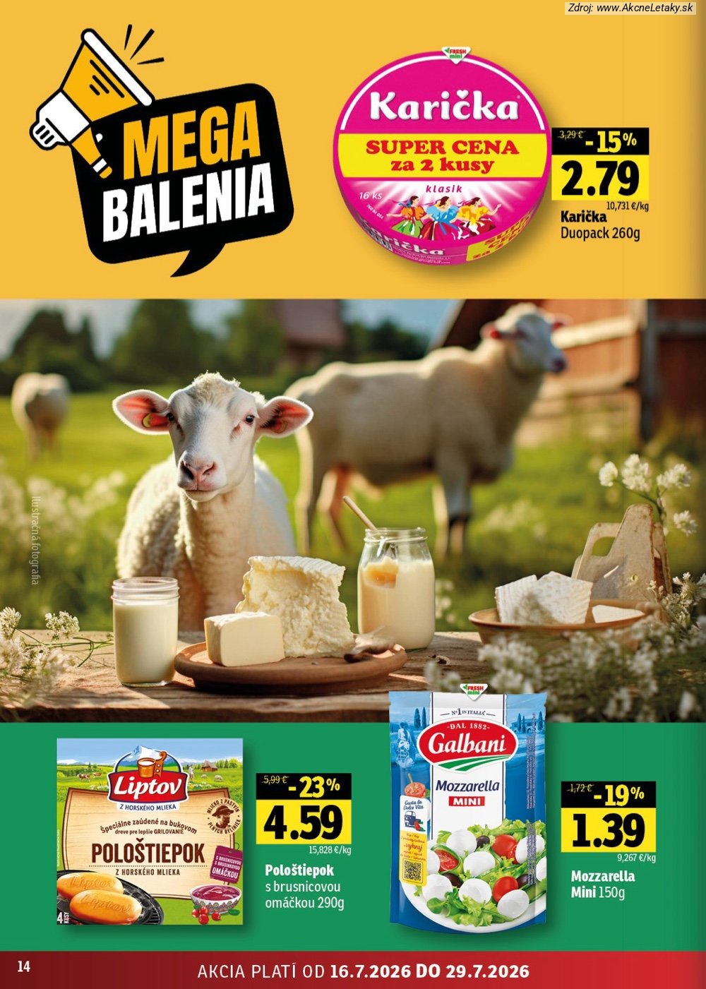 Leták FRESH (16. 7. - 29. 7. 2026) - strana 14 z 54