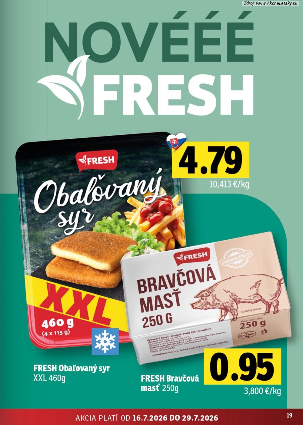 Leták FRESH (16. 7. - 29. 7. 2026) - strana 19 z 54