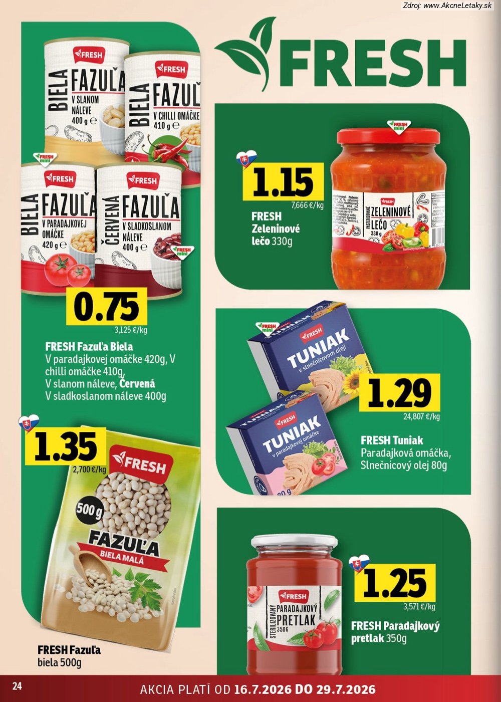 Leták FRESH (16. 7. - 29. 7. 2026) - strana 24 z 54