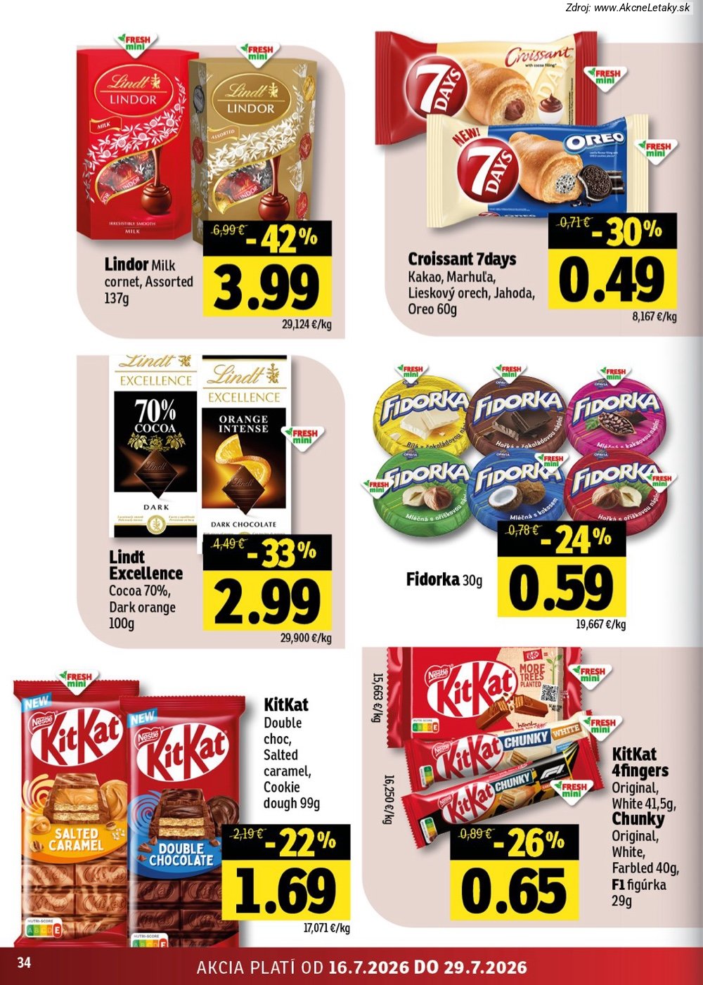 Leták FRESH (16. 7. - 29. 7. 2026) - strana 34 z 54