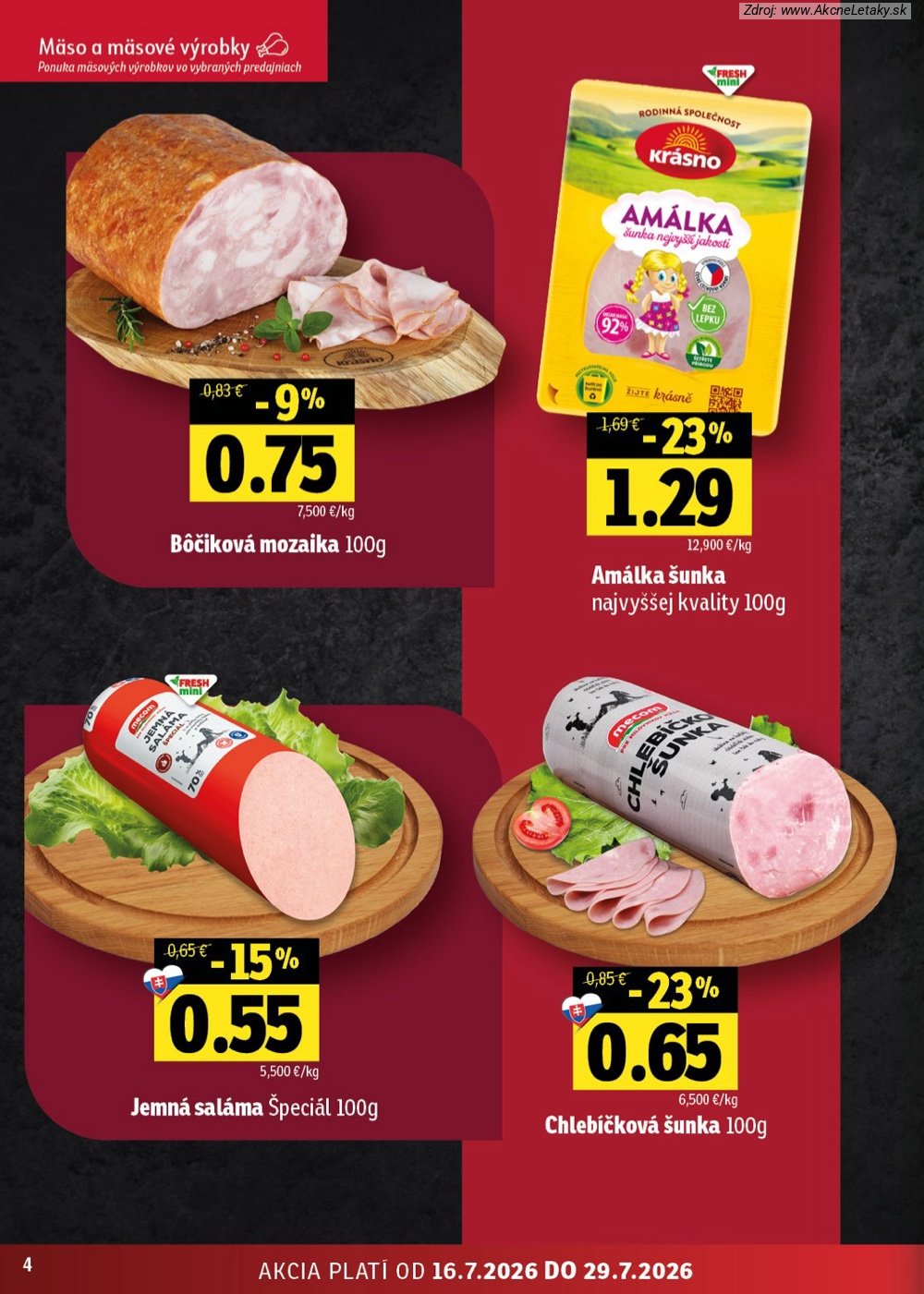 Leták FRESH (16. 7. - 29. 7. 2026) - strana 4 z 54