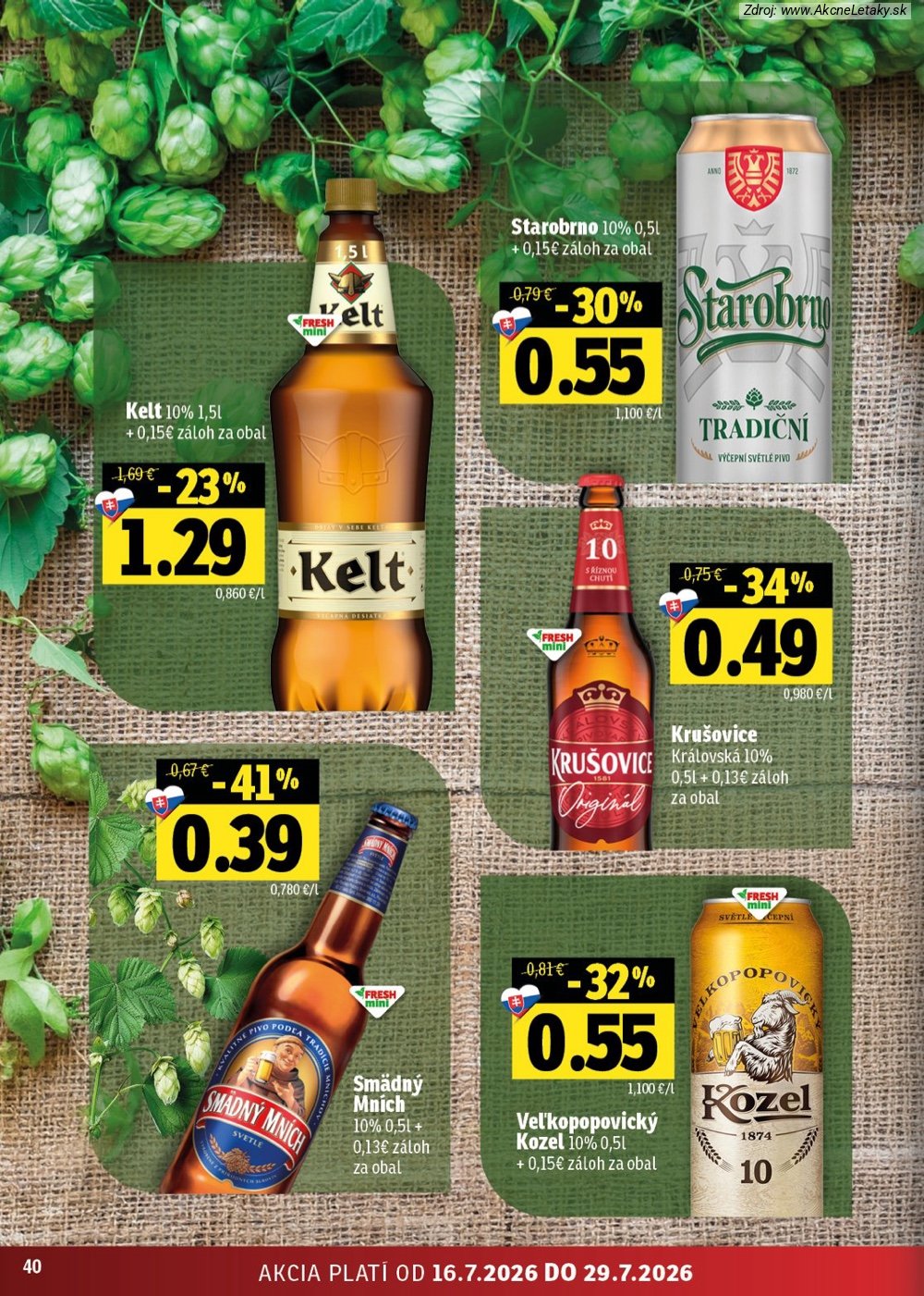 Leták FRESH (16. 7. - 29. 7. 2026) - strana 40 z 54