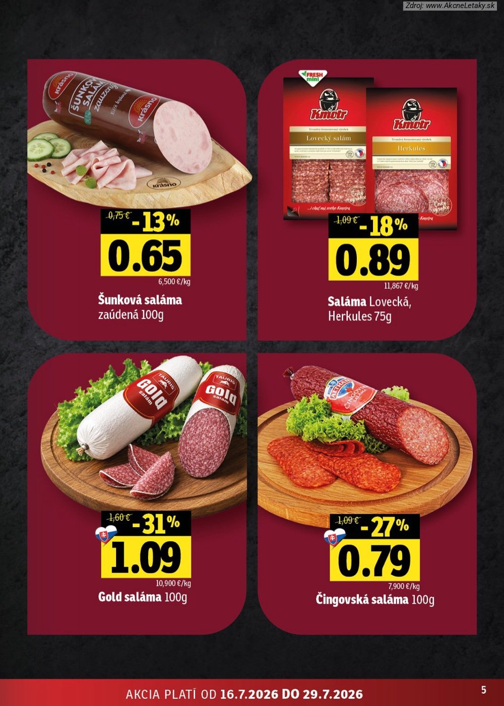 Leták FRESH (16. 7. - 29. 7. 2026) - strana 5 z 54