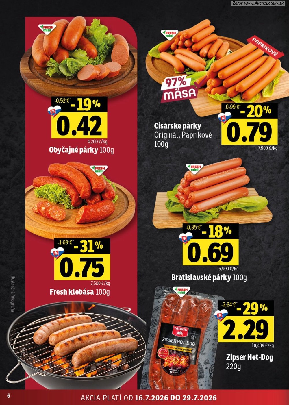 Leták FRESH (16. 7. - 29. 7. 2026) - strana 6 z 54