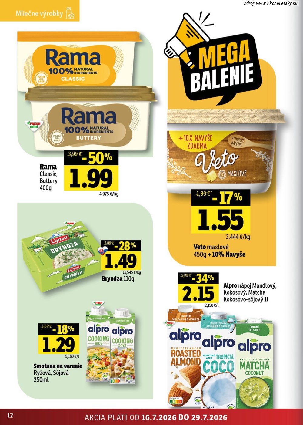 Leták FRESH (16. 7. - 29. 7. 2026) - strana 12 z 54