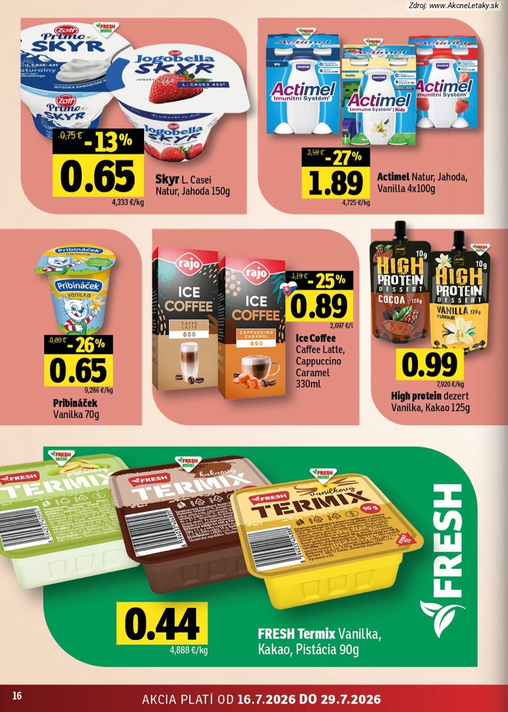 Leták FRESH (16. 7. - 29. 7. 2026) - strana 16 z 54
