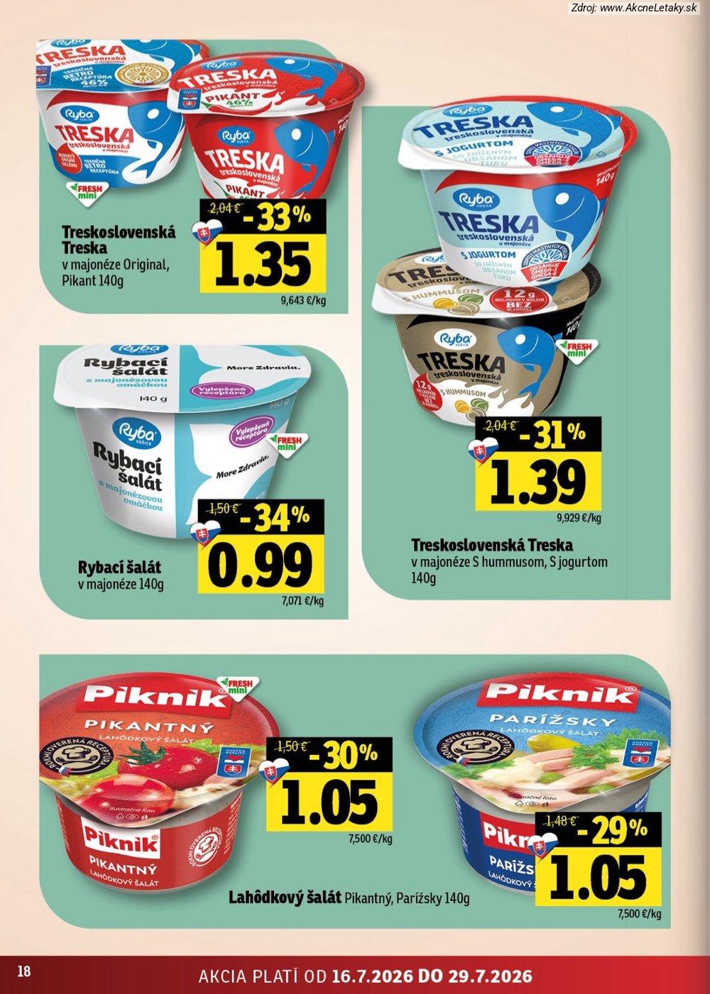Leták FRESH (16. 7. - 29. 7. 2026) - strana 18 z 54