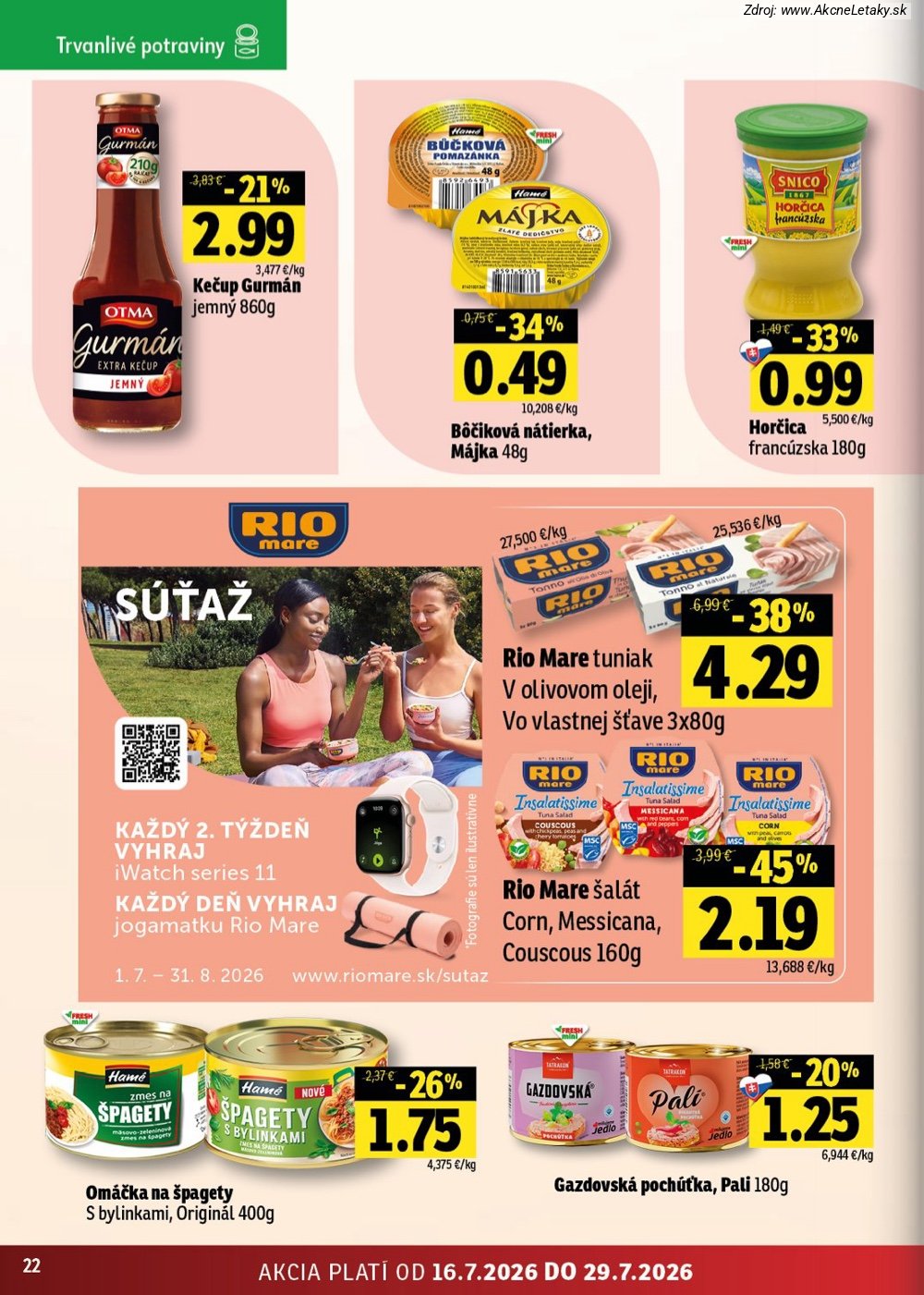 Leták FRESH (16. 7. - 29. 7. 2026) - strana 22 z 54