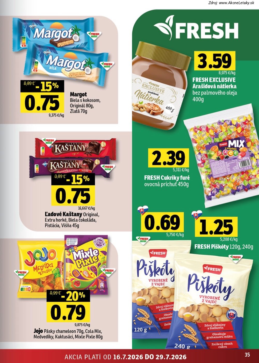 Leták FRESH (16. 7. - 29. 7. 2026) - strana 35 z 54