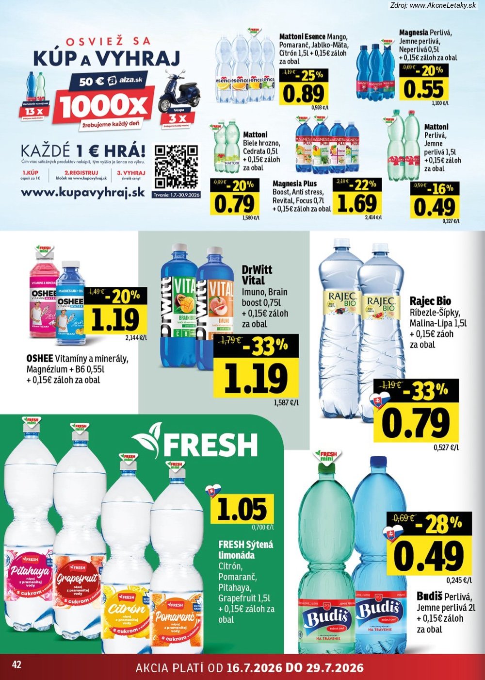 Leták FRESH (16. 7. - 29. 7. 2026) - strana 42 z 54